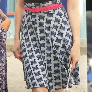 Effie’s Heart typewriter skirt (with pockets!)
